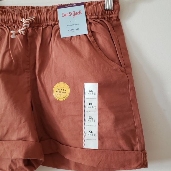 *SOLD* NWT Cat & Jack Copper Shorts Girls XL or Women's XS - Picture 5 of 6